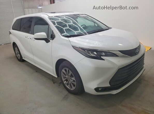 5TDYRKEC1SS262276 2025 TOYOTA SIENNA White წინა მარჯვენა