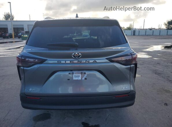 5TDYRKEC1TS296297 2026 TOYOTA SIENNA Silver Widok z tyłu
