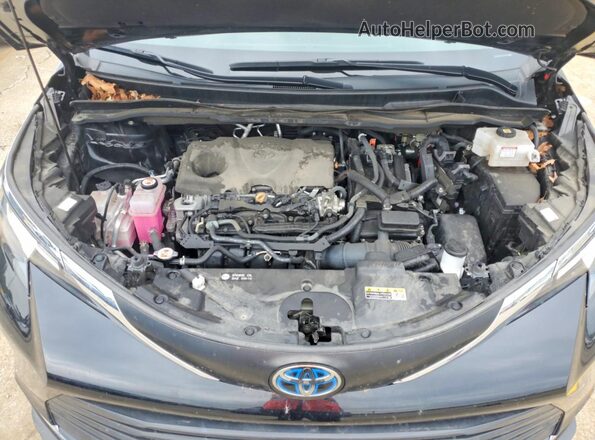 5TDYRKEC3PS140445 2023 TOYOTA SIENNA Black Engine compartment view