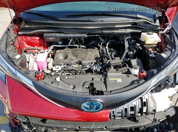 5TDYRKEC3SS243275 2025 TOYOTA SIENNA Red Engine compartment view