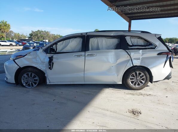 5TDYRKEC3SS267480 2025 TOYOTA SIENNA White Панорамний вид салону 360°