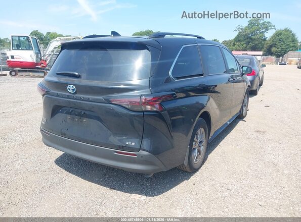 5TDYRKEC3SS284571 2025 TOYOTA SIENNA Black Задня права чверть