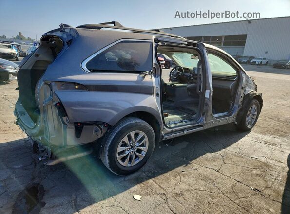 5TDYRKEC4PS146299 2023 TOYOTA SIENNA Gray უკანა მარჯვენა