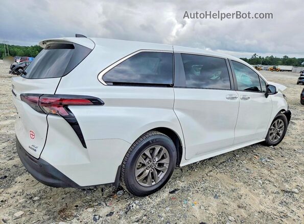 5TDYRKEC4PS161062 2023 TOYOTA SIENNA White Задня права чверть