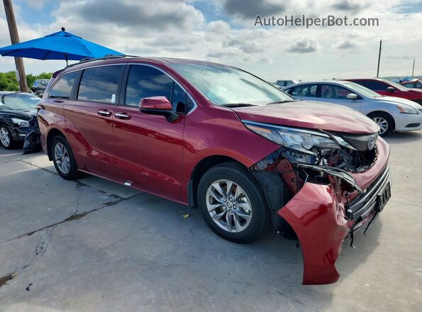 5TDYRKEC4SS275071 2025 TOYOTA SIENNA Red Առջևի աջ