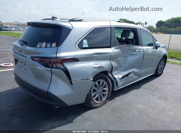 5TDYRKEC5SS281834 2025 TOYOTA SIENNA Silver Հետևի աջ