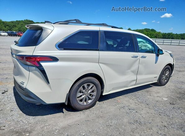 5TDYRKEC6MS026628 2021 TOYOTA SIENNA Белый Задняя правая четверть