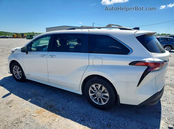 5TDYRKEC6MS026628 2021 TOYOTA SIENNA Белый Задняя левая четверть