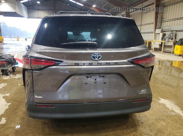 5TDYRKEC6NS130277 2022 TOYOTA SIENNA Gray Հետևի տեսք