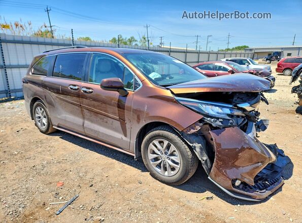 5TDYRKEC6PS159359 2023 TOYOTA SIENNA Brown Передня права чверть