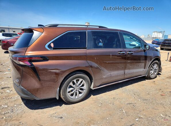 5TDYRKEC6PS159359 2023 TOYOTA SIENNA Brown Задня права чверть