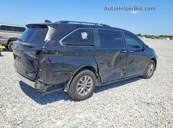 5TDYRKEC6PS169051 2023 TOYOTA SIENNA Black უკანა მარჯვენა