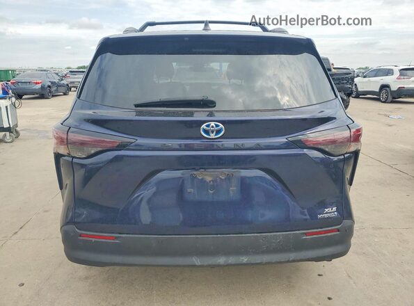 5TDYRKEC6PS173567 2023 TOYOTA SIENNA Blue Widok z tyłu