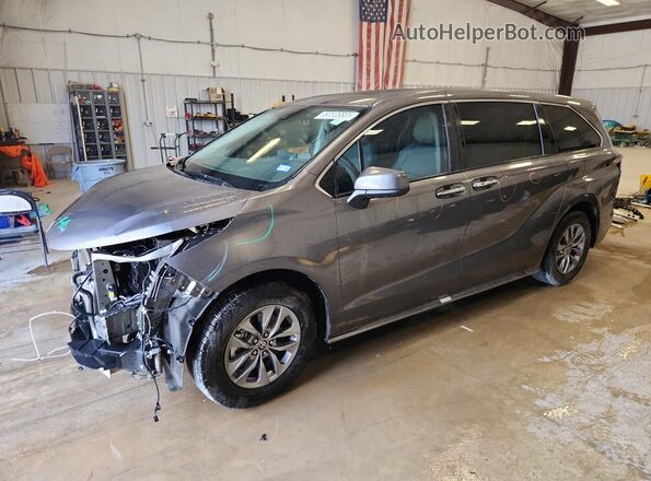 5TDYRKEC6RS212256 2024 TOYOTA SIENNA Gray 