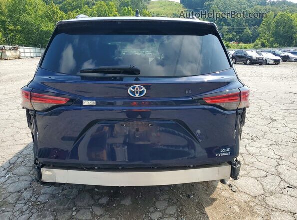 5TDYRKEC7MS036973 2021 TOYOTA SIENNA Blue Widok z tyłu