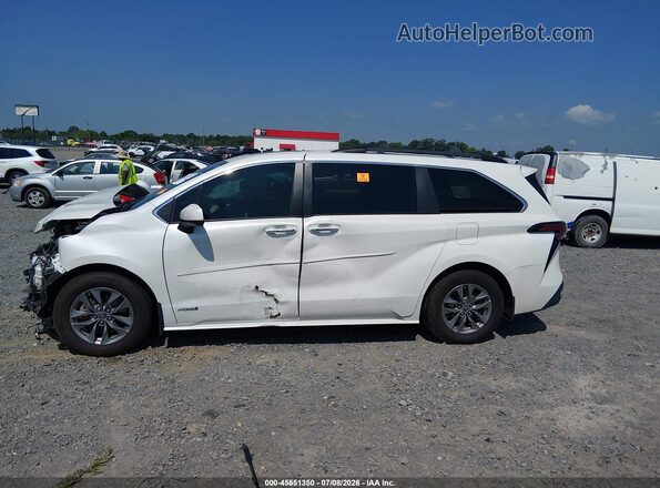 5TDYRKEC7MS048816 2021 TOYOTA SIENNA White Սալոնի հետևի տեսք