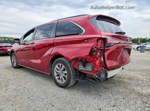 5TDYRKEC8NS079977 2022 TOYOTA SIENNA Maroon Задня ліва чверть