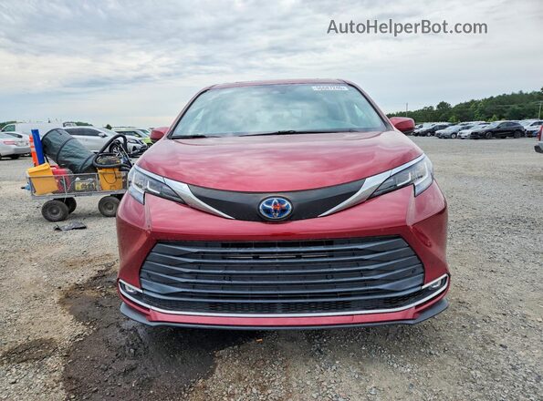 5TDYRKEC8NS079977 2022 TOYOTA SIENNA Maroon Вид спереду
