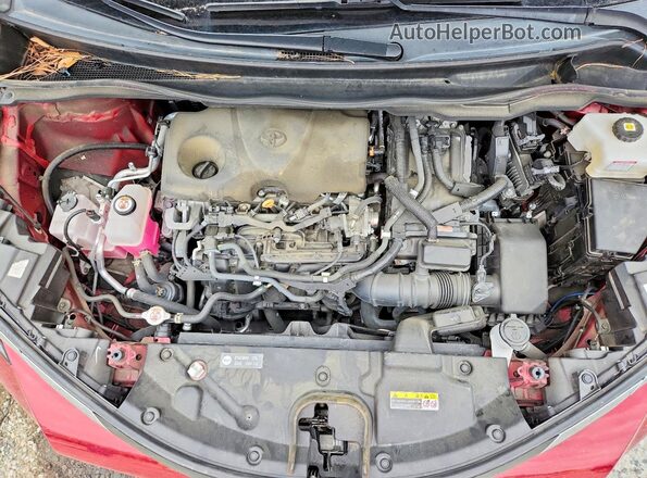 5TDYRKEC8NS079977 2022 TOYOTA SIENNA Maroon Вид підкапотного простору