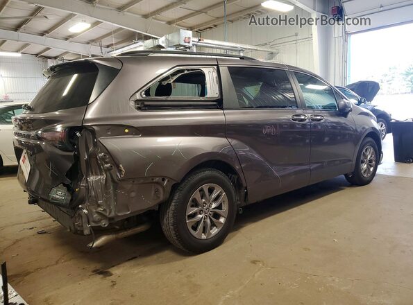 5TDYRKEC8PS156611 2023 TOYOTA SIENNA Gray Trasero derecho