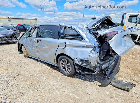 5TDYRKEC8SS259746 2025 TOYOTA SIENNA Серебряный Задняя левая четверть