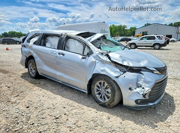 5TDYRKEC8SS259746 2025 TOYOTA SIENNA Серебряный Передняя правая четверть