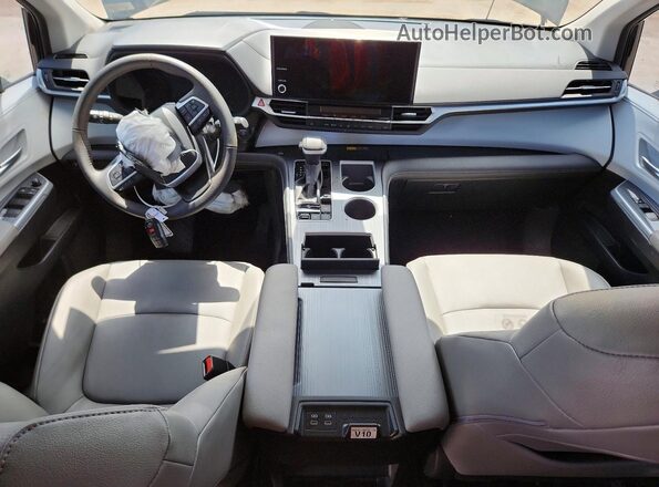 5TDYRKEC8TS296300 2026 TOYOTA SIENNA Black წინა პანელის ხედი