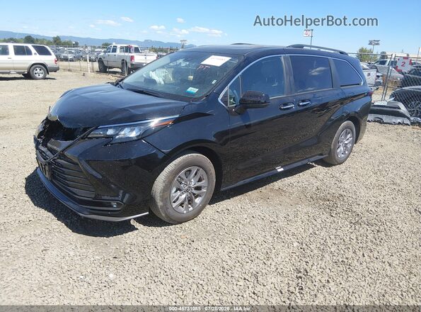 5TDYRKEC8TS313337 2026 TOYOTA SIENNA Black Vista tres cuartos delantera izquierda