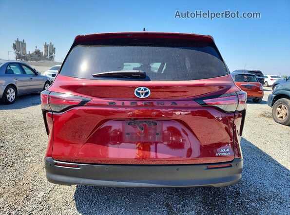 5TDYRKEC9MS056836 2021 TOYOTA SIENNA Бордовый Вид сзади