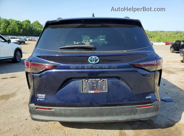 5TDYRKEC9SS268598 2025 TOYOTA SIENNA Синий Вид сзади