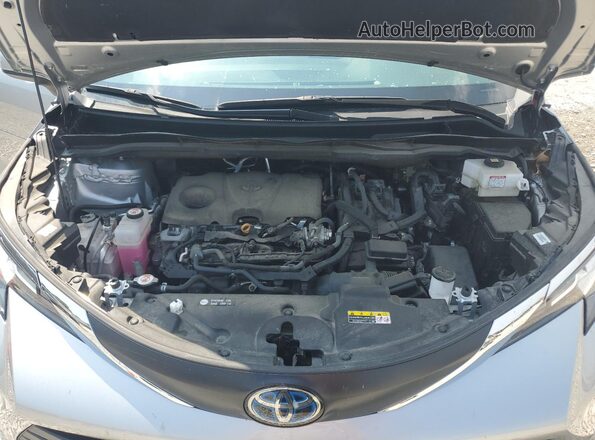 5TDYRKECXPS153998 2023 TOYOTA SIENNA Silver Vista del compartimento del motor