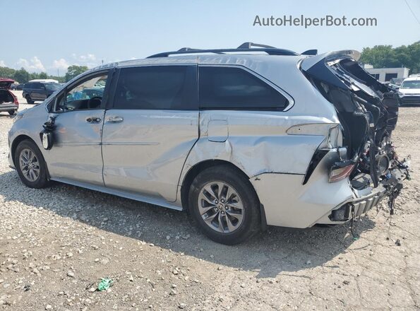 5TDYRKECXPS153998 2023 TOYOTA SIENNA Silver Trasero izquierdo