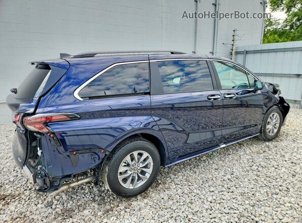 5TDYRKECXTS327708 2026 TOYOTA SIENNA Blue Задня права чверть