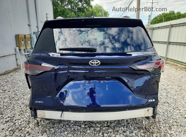 5TDYRKECXTS327708 2026 TOYOTA SIENNA Blue Вид ззаду