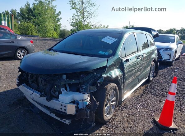 5TDYSKFC0MS024862 2021 TOYOTA SIENNA Green Դիմացի տեսք