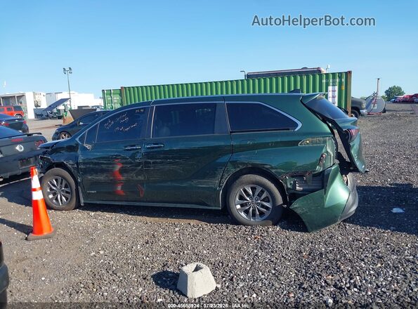 5TDYSKFC0MS024862 2021 TOYOTA SIENNA Green Սալոնի 360 աստիճան տեսք