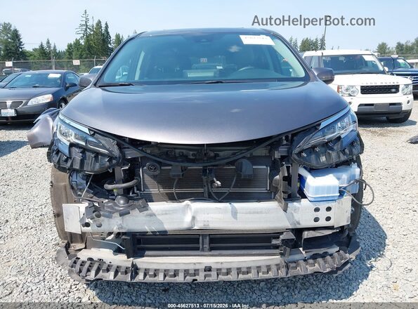 5TDYSKFC0PS075380 2023 TOYOTA SIENNA Gray უკანა სალონის ხედი
