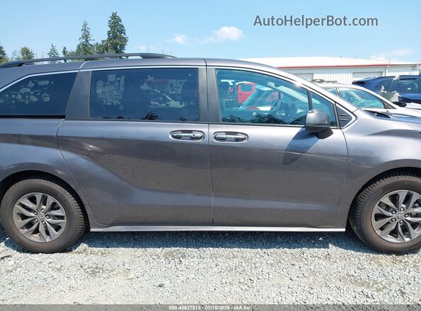 5TDYSKFC0PS075380 2023 TOYOTA SIENNA Gray სალონის 360-გრადუსიანი ხედი