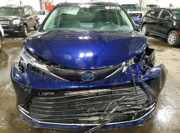 5TDYSKFC4MS017722 2021 TOYOTA SIENNA Синий Вид спереди