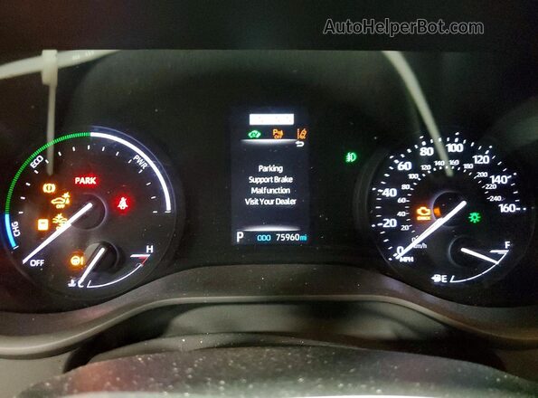 5TDYSKFC4MS017722 2021 TOYOTA SIENNA Синий Вид щитка приборов