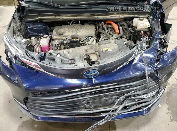 5TDYSKFC4MS017722 2021 TOYOTA SIENNA Синий Вид подкапотного пространства