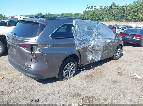 5TDYSKFC4MS037663 2021 TOYOTA SIENNA Gray წინა ხედი