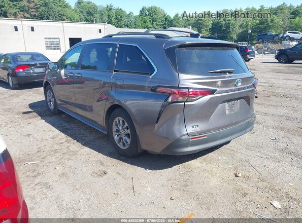5TDYSKFC4MS037663 2021 TOYOTA SIENNA Gray უკანა მარცხენა