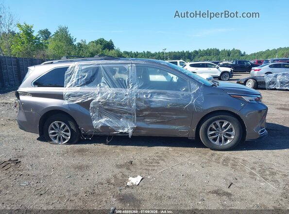 5TDYSKFC4MS037663 2021 TOYOTA SIENNA Gray უკანა სალონის ხედი