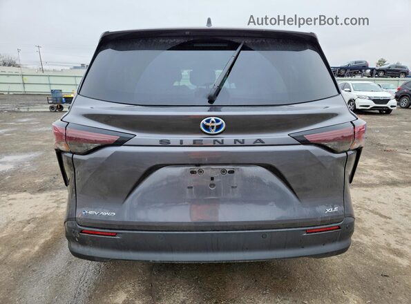 5TDYSKFC4SS181260 2025 TOYOTA SIENNA Gray Вид ззаду