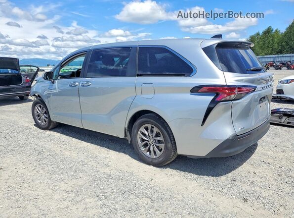 5TDYSKFC6MS002655 2021 TOYOTA SIENNA Silver Trasero izquierdo