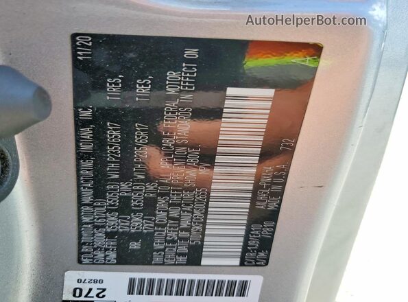 5TDYSKFC6MS002655 2021 TOYOTA SIENNA Silver Vista interior de 360 grados