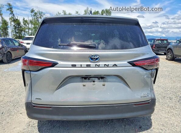 5TDYSKFC6MS002655 2021 TOYOTA SIENNA Silver Vista trasera