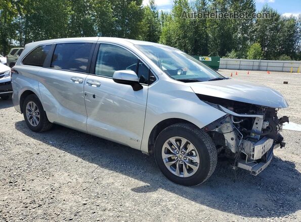 5TDYSKFC6MS002655 2021 TOYOTA SIENNA Silver Delantero derecho