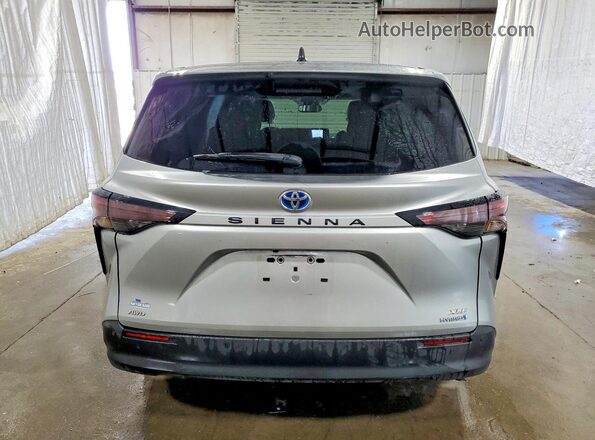 5TDYSKFC8PS099992 2023 TOYOTA SIENNA Silver Widok z tyłu